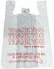 Picture of Reli. Thank You T-Shirt Bags (350 Count), Plastic - Bulk Shopping Bags, Restaurant Bag - T-Shirt Plastic Bags in Bulk - (11.5" x 6.5" x 21") White/Thank You