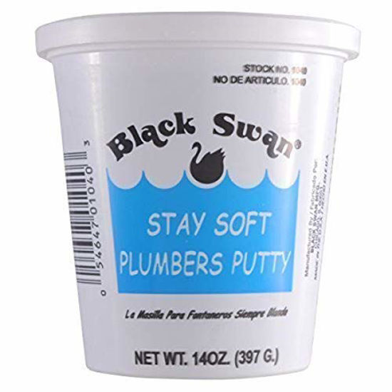 Picture of Aqua Plumb 01040 14 Oz Plumbers Putty #1040, 14 OZ, WHITE, 14 OZ