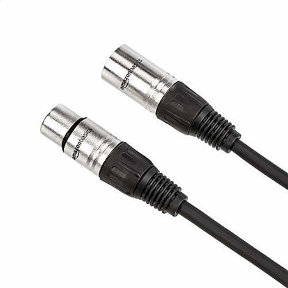 Picture of Amazon Basics XLR Male to Female Microphone Cable - 10 Feet, 2-Pack