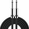 Picture of Guitar Cable 10 ft New bee Electric Instrument Cable Bass AMP Cord 1/4 Straight to Straight for Electric Guitar, Bass Guitar, Electric Mandolin, Pro Audio, Black