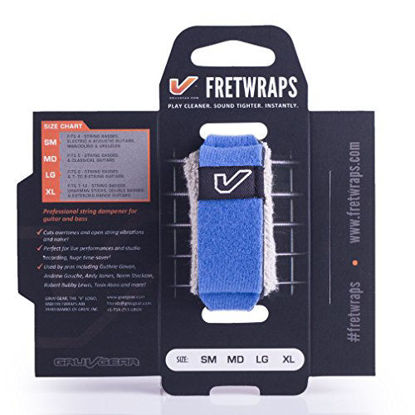 Picture of Gruv Gear FretWraps HD 'Sky' String Muters 1-Pack (Blue, Small) (FW-1PK-BLU-SM)