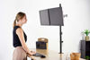 Picture of VIVO Dual Monitor Stand Up Desk Mount Extra Tall 39 inch Pole, Fully Adjustable Stand for up to 27 inch Screens, STAND-V012