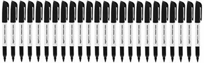 Picture of Amazon Basics Fine Point Tip Permanent Markers, Black, 24-Pack