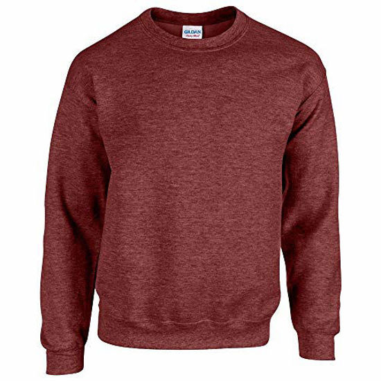 Picture of Gildan - Heavy Blend Crewneck Sweatshirt - 18000 - L - Heather Sport Dark Maroon