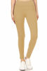 Picture of LYR128-KHAKI2 Yoga Solid Leggings, One Size