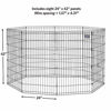 Picture of MidWest Homes for Pets Folding Metal Exercise Pen / Pet Playpen