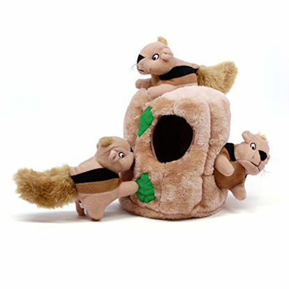 Picture of Outward Hound Hide A Squirrel Plush Dog Toy Puzzle, Large