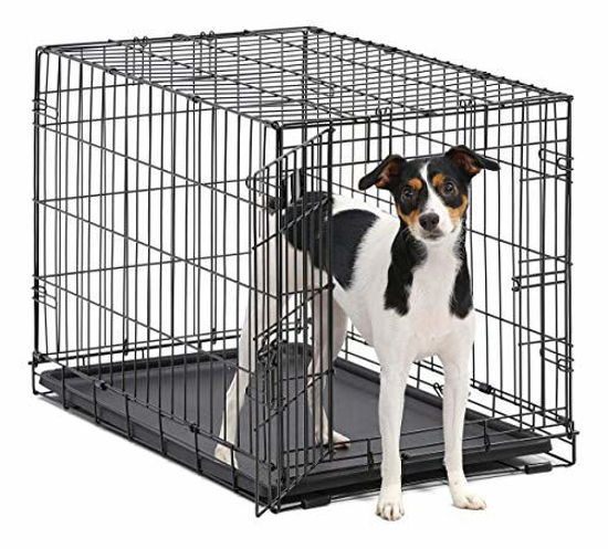 GetUSCart Dog Crate MidWest ICrate 30 Inch Folding Metal Dog