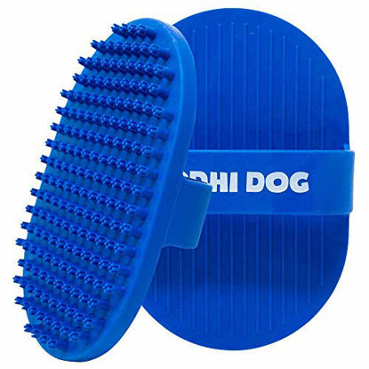 Picture of Bodhi Dog New Grooming Pet Shampoo Brush | Soothing Massage Rubber Bristles Curry Comb for Dogs & Cats Washing | Professional Quality