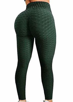 GetUSCart- High Waisted Leggings for Women - Soft Athletic Tummy Control  Pants for Running Cycling Yoga Workout - Reg & Plus Size (3 Pack Black,  Navy Blue, Army Green Camo, Large - X-Large)