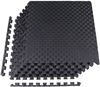 Picture of BalanceFrom 1" EXTRA Thick Puzzle Exercise Mat with EVA Foam Interlocking Tiles for MMA, Exercise, Gymnastics and Home Gym Protective Flooring (Black), 24 Square Feet