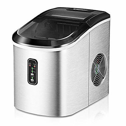 AGLUCKY Ice Maker Machine for Countertop, Portable Ice Cube Makers