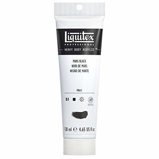 Picture of Liquitex 1047276 Professional Heavy Body Acrylic Paint, 4.65-oz Tube, Mars Black