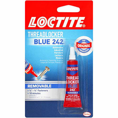 Picture of Loctite Heavy Duty Threadlocker, 0.2 oz, Blue 242, Single