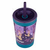 Picture of Contigo Spill-Proof Tumbler with straw, 14 Ounce, Eggplant with Mermaid GFX