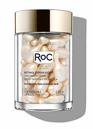 Picture of RoC Retinol Correxion Line Smoothing Night Retinol Serum, 30 Capsules