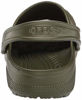 Picture of Crocs unisex adult Classic | Water Shoes Comfortable Slip on Shoes Clog, Army Green, 10 Women 8 Men US