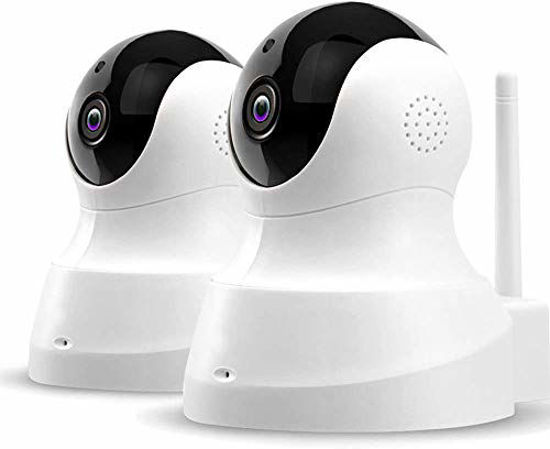 Picture of TENVIS Home Security Camera - 1080P FHD Pet Cameras (2-Pack), Home Security System with Motion Detection, Two-Way Audio, Night Vision, PTZ, Indoor Surveillance System and Remote Monitor for Baby/Pet