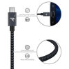 Picture of Micro USB Cable [6.5ft] RAMPOW Long Android Charger Cord - QC 3.0 Fast Charge & Sync - Nylon Braided Fast Charger 2.4A for Samsung Galaxy S5/S6/S7, HTC, LG, Kindle, Sony, PS4, and More - Space Gray