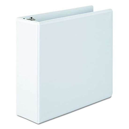 Picture of Wilson Jones 3 Inch 3 Ring Binder, Basic Round Ring View Binder, White (W362-49W)