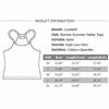 Picture of LouKeith Womens Halter Tank Tops Sleeveless Summer Casual Basic Shirts Racerback High Low Hem Tees Blouses Chocolate M