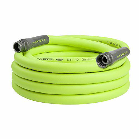 Picture of Flexzilla HFZG525YW Garden Lead-In Hose 5/8 In. x 25 ft, Heavy Duty, Lightweight, Drinking Water Safe