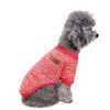 Picture of Fashion Focus On Pet Dog Clothes Knitwear Dog Sweater Soft Thickening Warm Pup Dogs Shirt Winter Puppy Sweater for Dogs (Red, XXS)