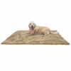 Picture of Furhaven Pet Dog Mat - Muddy Paws Absorbent Chenille Shammy Bath Towel and Food Mat Rug for Dogs and Cats, Sand (Tan), Jumbo Plus