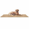 Picture of Furhaven Pet Dog Mat - Muddy Paws Absorbent Chenille Shammy Bath Towel and Food Mat Rug for Dogs and Cats, Sand (Tan), Runner