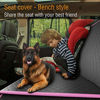 Picture of Dog Back Seat Cover Protector Waterproof Scratchproof Nonslip Hammock for Dogs Backseat Protection Against Dirt and Pet Fur Durable Pets Seat Covers for Cars & SUVs (Pink)