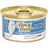 Picture of Purina Fancy Feast Grain Free, Natural Pate Wet Cat Food, Gourmet Naturals Trout & Tuna Recipe - (12) 3 oz. Cans