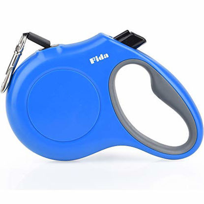 Picture of Fida Retractable Dog Leash, 16 ft Dog Walking Leash for Medium Dogs up to 44lbs, Tangle Free, Blue