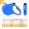 Picture of Fida Retractable Dog Leash, 16 ft Dog Walking Leash for Medium Dogs up to 44lbs, Tangle Free, Blue