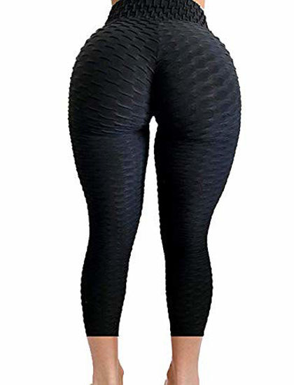 GetUSCart- SEASUM Women's High Waist Yoga Pants Tummy Control Slimming Booty  Leggings Workout Running Butt Lift Tights XL