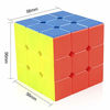 Picture of D-FantiX Cyclone Boys 3x3 Speed Cube Stickerless Magic Cube 3x3x3 Puzzles Toys (56mm)