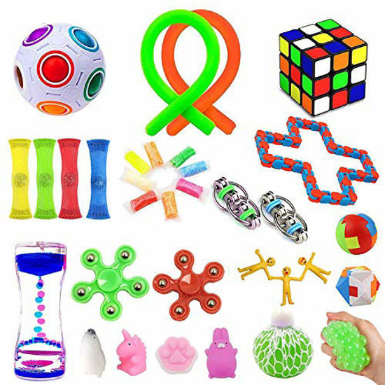 9 Pcs Sensory Fidget Toys Set for Kids Adults,It Relieves Stress and  Anxiety Sensory Fidget Toy for Children Girls Adults, Autism ADHD Classroom  Prizes Birthday Party Favor Pinata Goodie Bag Fillers 
