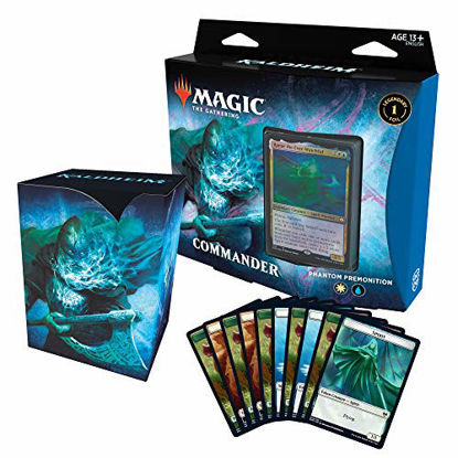 Picture of Magic The Gathering Kaldheim Commander Deck - Phantom Premonition | 100 Card Ready-to-Play Deck | Blue-White