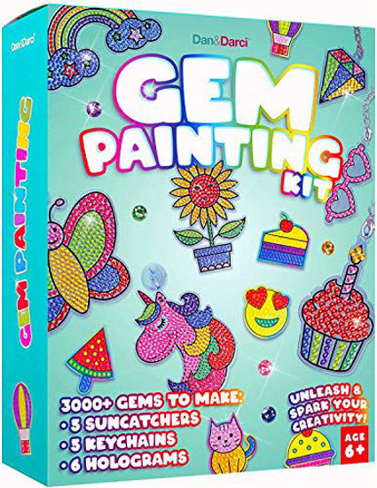 Window Art Paint Kit for Kids - Arts and Crafts for Girls & Boys Ages 6-12  - Craft Kits Art Set - Supplies for Painting Suncatchers - Best Paint Gift,  Ideas for