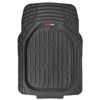 Picture of Motor Trend 923-BK Black FlexTough Contour Liners-Deep Dish Heavy Duty Rubber Floor Mats for Car SUV Truck & Van-All Weather Protection, Universal Trim to Fit