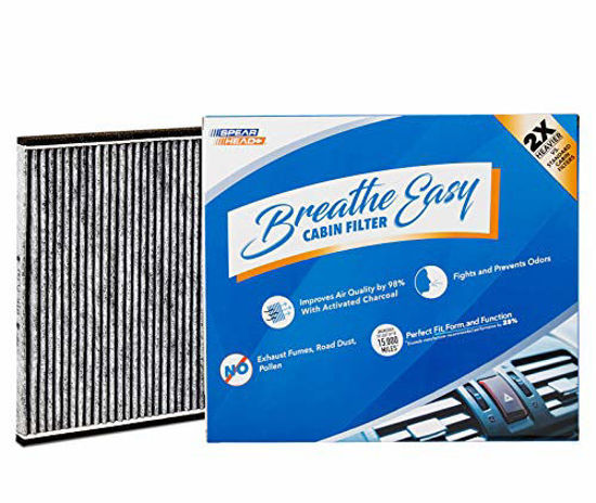 Picture of Spearhead Premium Breathe Easy Cabin Filter, Up to 25% Longer Life w/Activated Carbon (BE-132)