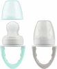 Picture of Dr. Brown's Fresh First Silicone Feeder, Mint & Grey, 2 Count