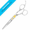 Picture of Equinox Professional Razor Edge Series - Titanium Barber Hair Cutting Scissors/Shears - 6.5" Overall Length with Fine Adjustment Tension Screw