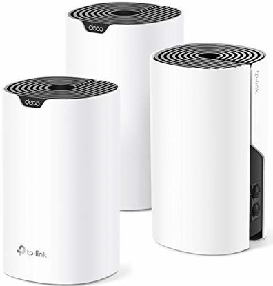 Picture of TP-Link Deco Mesh WiFi System (Deco S4) - Up to 5,500 Sq.ft. Coverage, WiFi Router and Extender Replacement, Gigabit Ports, Seamless Roaming, Parental Controls, Works with Alexa, 3-Pack