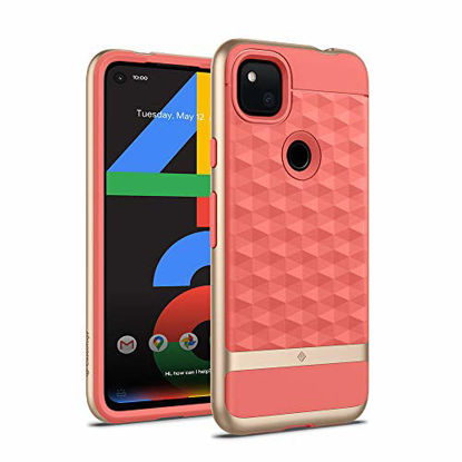 Picture of Caseology Parallax for Google Pixel 4a Case (2020) [NOT Compatible with Pixel 4a 5G] - Coral Pink