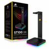 Picture of Corsair ST100 RGB Premium Headset Stand with 7.1 Surround Sound - 3.5mm and 2xUSB 3.0