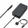 Picture of Surface Pro Charger, New Surface Pro Charger, 44W 15V 2.58A, Compatible for Microsoft Surface Pro 3, Pro 4, Pro 5, Pro 6, Surface Laptop 1/2, Surface Book & Surface Go,with 5V 1A USB (6.2Ft, Black)