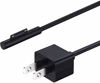 Picture of Surface Pro Charger, New Surface Pro Charger, 44W 15V 2.58A, Compatible for Microsoft Surface Pro 3, Pro 4, Pro 5, Pro 6, Surface Laptop 1/2, Surface Book & Surface Go,with 5V 1A USB (6.2Ft, Black)