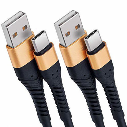 Picture of ICSEIO USB Type C Cable 10ft,Extra Long 2Pack 10Foot USB C Cable USB A 2.0 to USB-C Fast Charger Compatible Samsung Galaxy S10 S9 S8 Plus Note 9 8,Moto Z,LG V30 V20 G5,USB C Devices