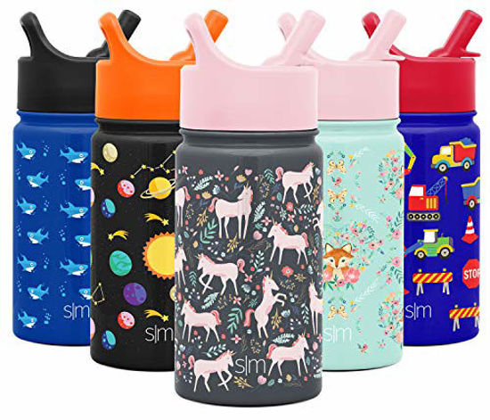 Simple Modern 14oz Summit Kids Water Bottle Thermos with Straw Lid