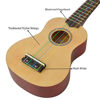 Picture of Soprano Ukulele Beginner Pack-21 Inch w/Rainbow String Gig Bag Fast Learn Songbook Digital Tuner All in One Kit